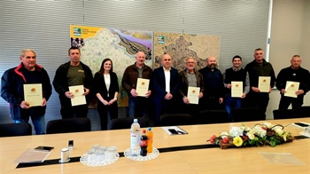Župan Bosančić uručio ugovore o potporama lovačkim društvima