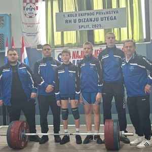 Održano I. kolo ekipnog prvenstva Hrvatske u dizanju utega za seniore