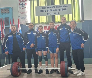 Održano I. kolo ekipnog prvenstva Hrvatske u dizanju utega za seniore