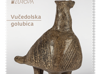 Vučedolska golubica na poštanskoj marki