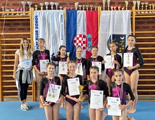 Vukovarske gimnastičarke osvojile zlato u Slavonskom Brodu