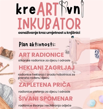 U Gradskoj knjižnici Vukovar u ponedjeljak počinju radionice šivanja
