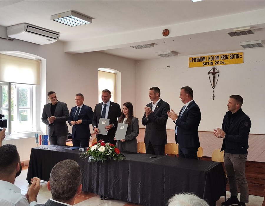 Potpisan ugovor za rekonstrukciju ceste DC2 kroz naselje Sotin