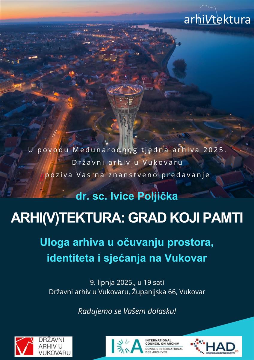 Arhivi su temelj na kojem gradimo i čuvamo sjećanje