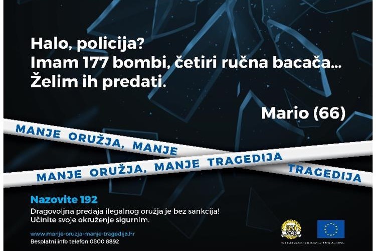Pronalasci i dragovoljne predaje oružja, streljiva i minsko eksplozivnih sredstava