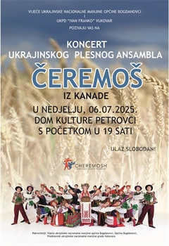 Koncert Ukrajinskog plesnog ansambla Čeremoš iz Kanade