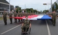 Na svečanom vojnom mimohodu dvije Vukovarke, braniteljice Dželalija Kovačić i Janko