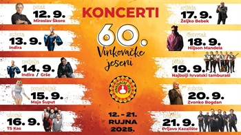 Poziv udrugama za sudjelovanje na 60. Vinkovačkim jesenima