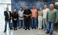 Članovi GO UHDDR Grada Zaprešića na prijemu kod gradonačelnika Pavličeka