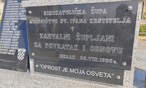 Obilježena 34. obljetnica stradanja mještana općine Berak u Domovinskom...