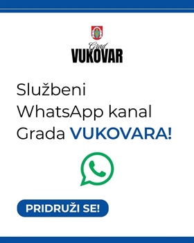 Grad Vukovar otvorio službeni WhatsApp kanal