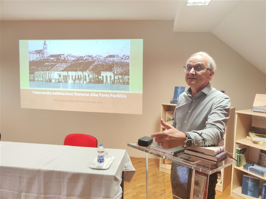 Održano predavanje Vukovarska baština kroz literarne slike Pavla Pavličića