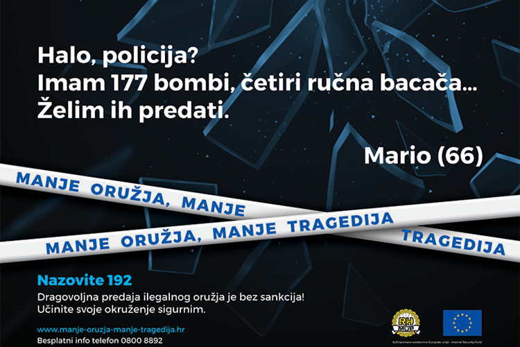 Dragovoljno predao vatreno oružje i minsko-eksplozivna sredstva
