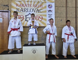 Kataši Karate kluba Vukovar 91 osvojili deset medalja na 20. "Karlovac...