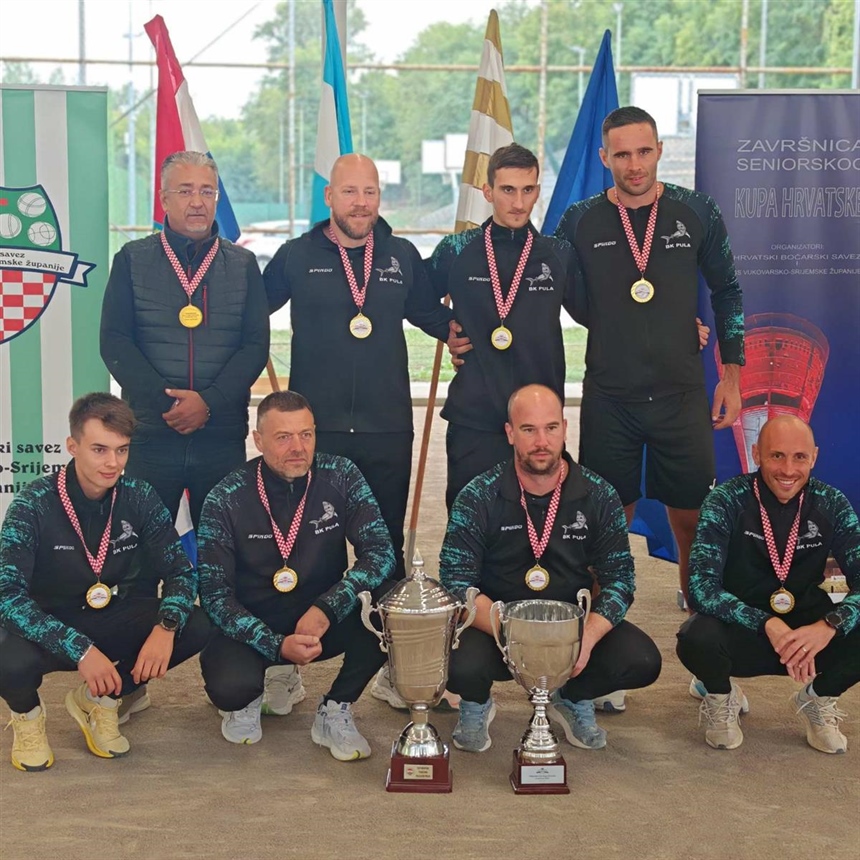 Boćarski klub Pula pobjednik je Završnice boćarskog kupa Hrvatske u volo boćanju