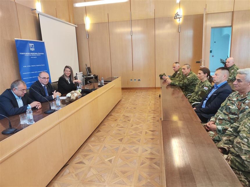 Polaznici Ratne škole u posjetu Vukovarsko-srijemskoj županiji