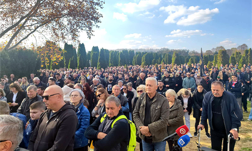 Na pogrebu Jeana-Michela Nicoliera građani iz cijele Hrvatske