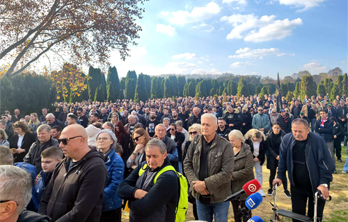 Na pogrebu Jeana-Michela Nicoliera građani iz cijele Hrvatske