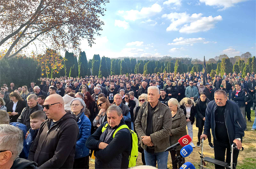 Na pogrebu Jeana-Michela Nicoliera građani iz cijele Hrvatske