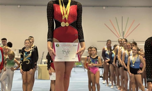 Na višebojsko Prvenstvo Hrvatske plasirale su se 4 vukovarske gimnastičarke