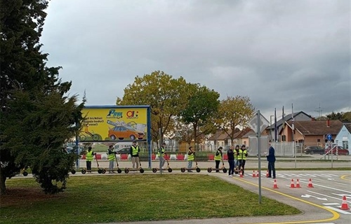 Održana šesta edukacija učenika o sigurnoj vožnji električnih romobila