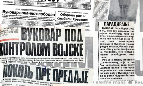 RAT I MEDIJI: U ratu za Vukovar svijet nije bio slijep, samo je gledao...