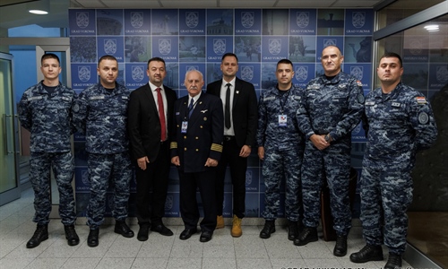 Održan svečani prijem za predstavnike Hrvatske ratne mornarice