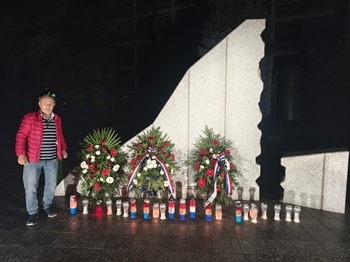 Spomen na posljednju predaju u Borovo naselju 1991. godine