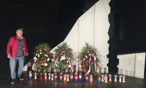 Spomen na posljednju predaju u Borovo naselju 1991. godine