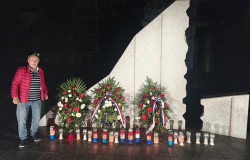 Spomen na posljednju predaju u Borovo naselju 1991. godine