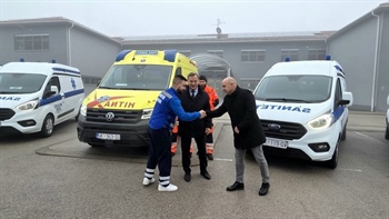 Zavodu za hitnu medicinu Vukovarsko-srijemske županije uručeno pet novih vozila