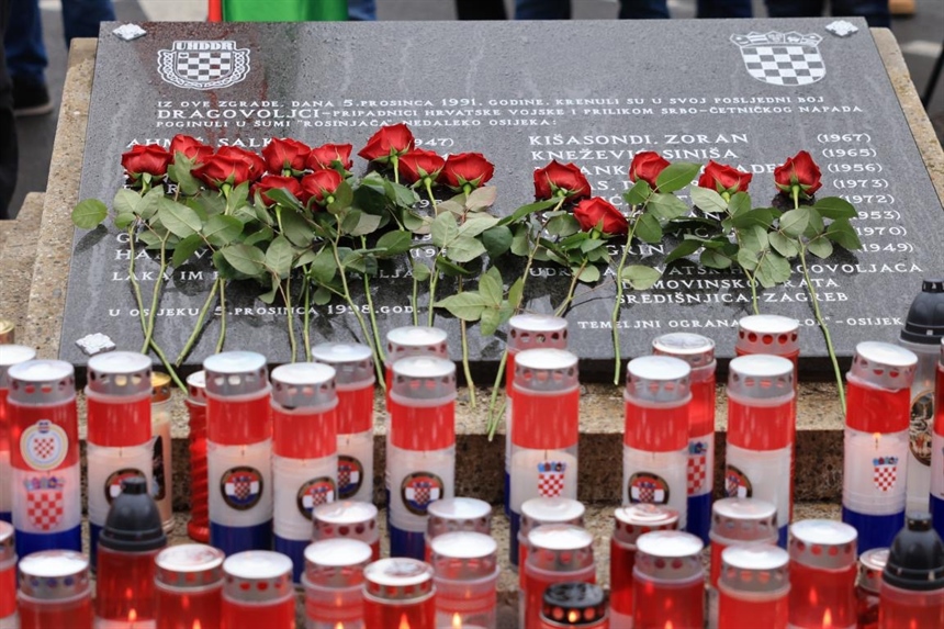 Obilježena 34. obljetnica pogibije hrvatskih branitelja u šumi Rosinjača