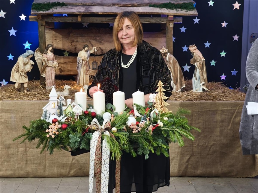 U Gradskom muzeju Vukovar upaljena druga adventska svijeća: Čast pripala Lidiji Miletić