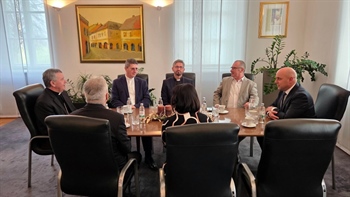 Podrška Hrvatima u BiH tema je razgovora nadbiskupa Vukšića i župana Bosančića