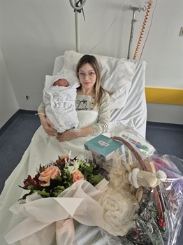 Prvo novorođenče u vukovarskom rodilištu mali Tordinčanin