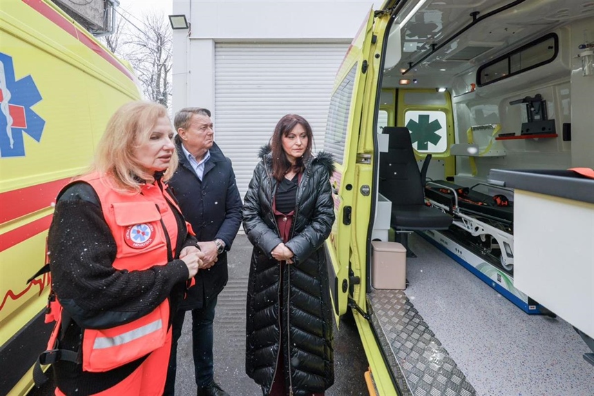Županica Nataša Tramišak posjetila je Zavod za hitnu medicinu Osječko-baranjske županije