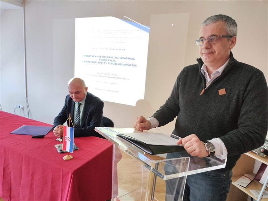 U Vukovaru održano predavanje o monetarnoj reintegraciji hrvatskoga Podunavlja