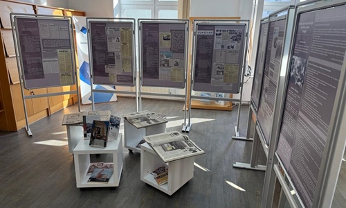 U Gradskoj knjižnici Vukovar postavljena izložba „Koraci do mira“