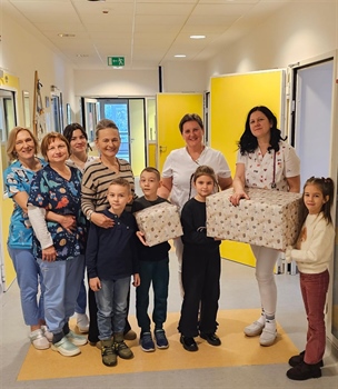 Prvašići iz Iloka donirali Odjel pedijatrije vukovarske bolnice