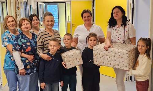 Prvašići iz Iloka donirali Odjel pedijatrije vukovarske bolnice