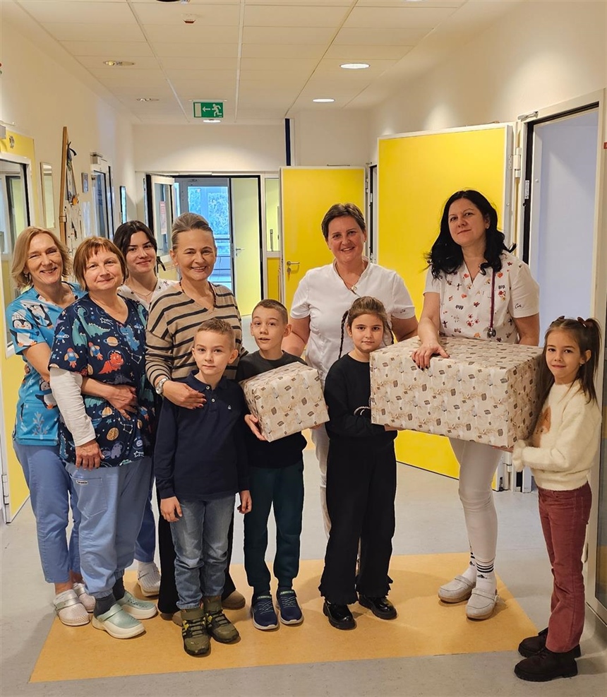 Prvašići iz Iloka donirali Odjel pedijatrije vukovarske bolnice