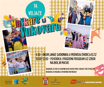 Maškare u Vukovaru 2026. - prijava za sudjelovanje