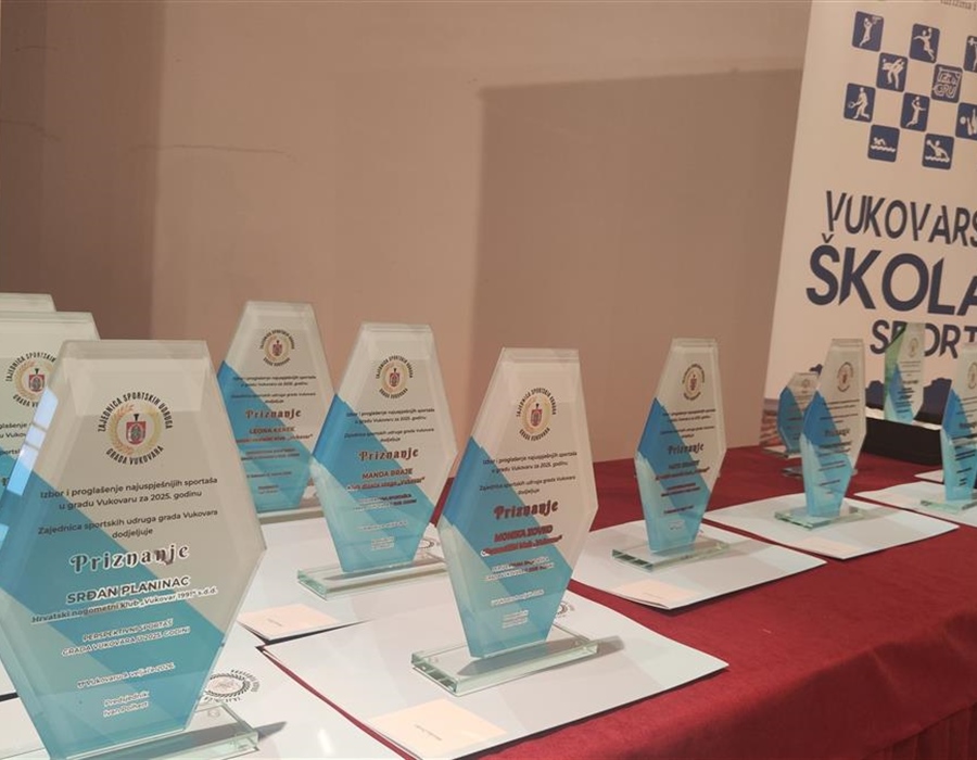 Vukovar nagradio najbolje sportaše i trenere: priznanja za izvrsnost,...