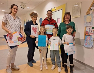 Povodom Svjetskog dana bolesnika mali Vukovarci darivali crteže...