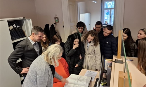 Primjer dobre suradnje – učenici Prve srednje škole Vukovar u posjetu...
