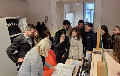 Primjer dobre suradnje – učenici Prve srednje škole Vukovar u posjetu...