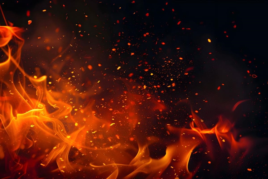 Požar na pilani u Strošincima