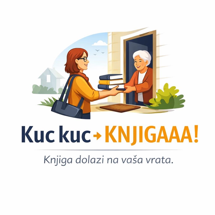 Projekt „Kuc kuc – knjigaaa!“ - dostava knjiga
