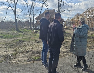 Čelnici Grada obišli radove na izgradnji novog Arheološkog parka Vučedol