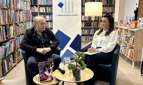 Drago Hedl u Vukovaru predstavio roman Matija